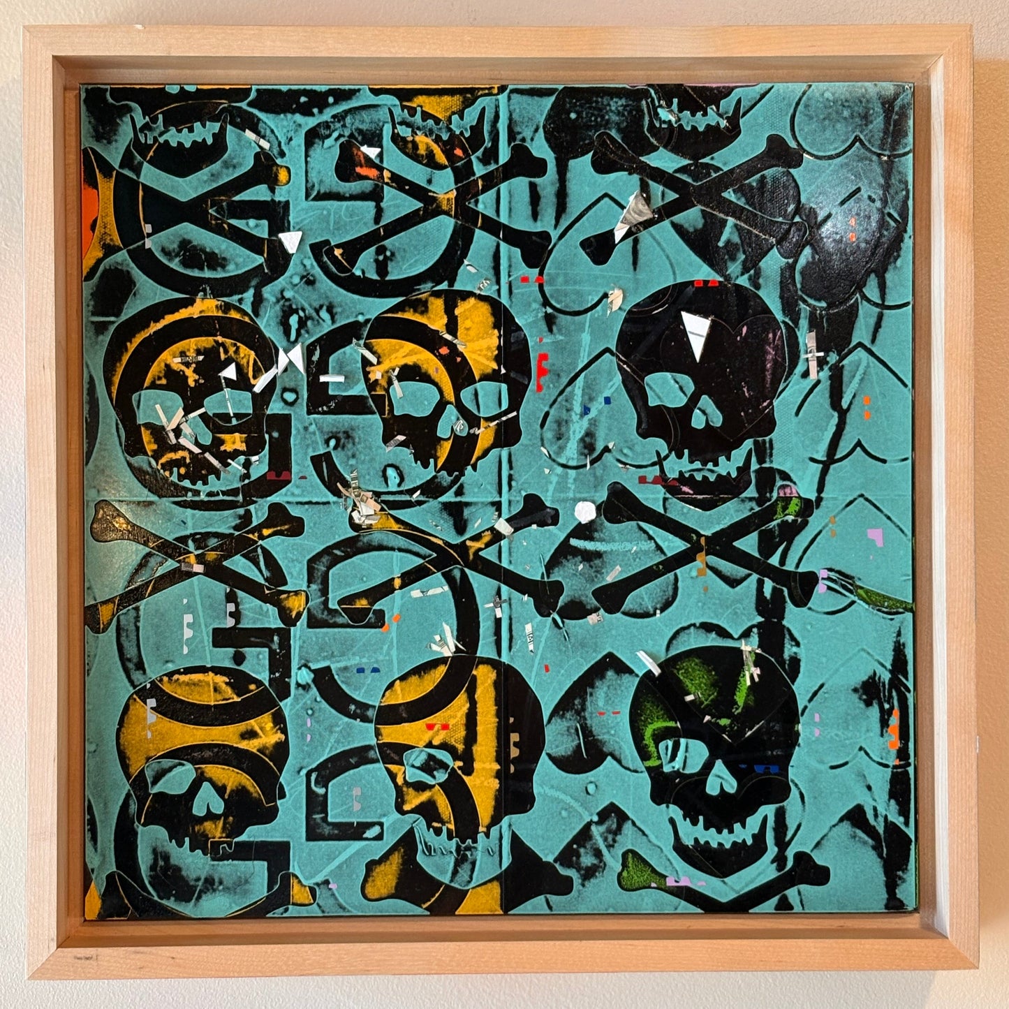 Skull Syntax – Shadow Box 10"x10"