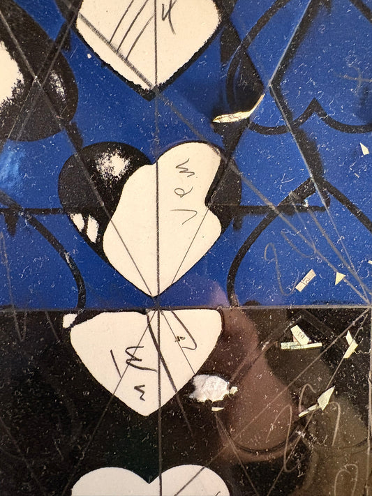 Divided Devotion – Shadow Box 10"x10"