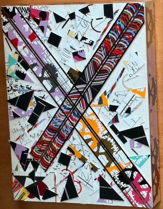 Intersecting Chaos — Mixed Media - 11"x14"