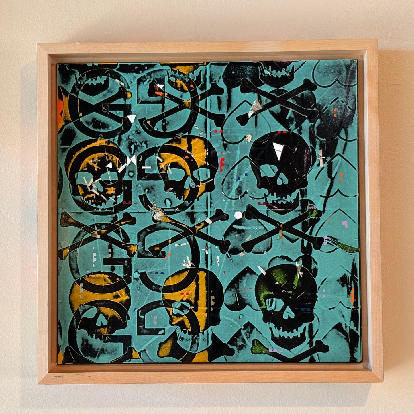 Skull Syntax – Shadow Box 10"x10"