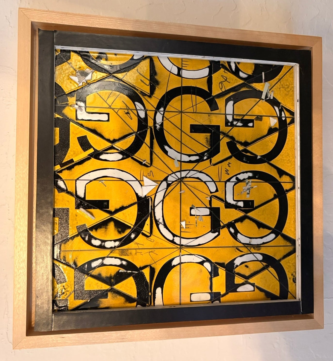 Signal Repeat - Shadow Box 10"x10"