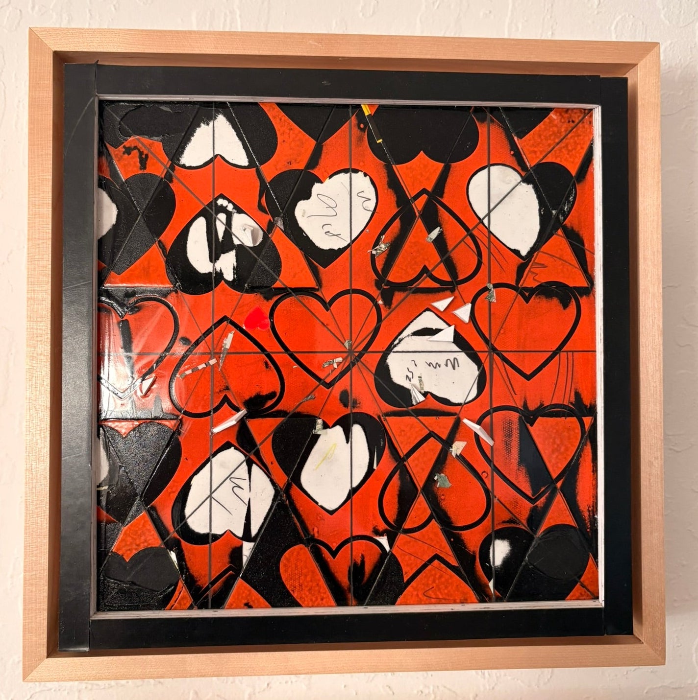 Voltage of Affection - Shadow Box 10"x10"