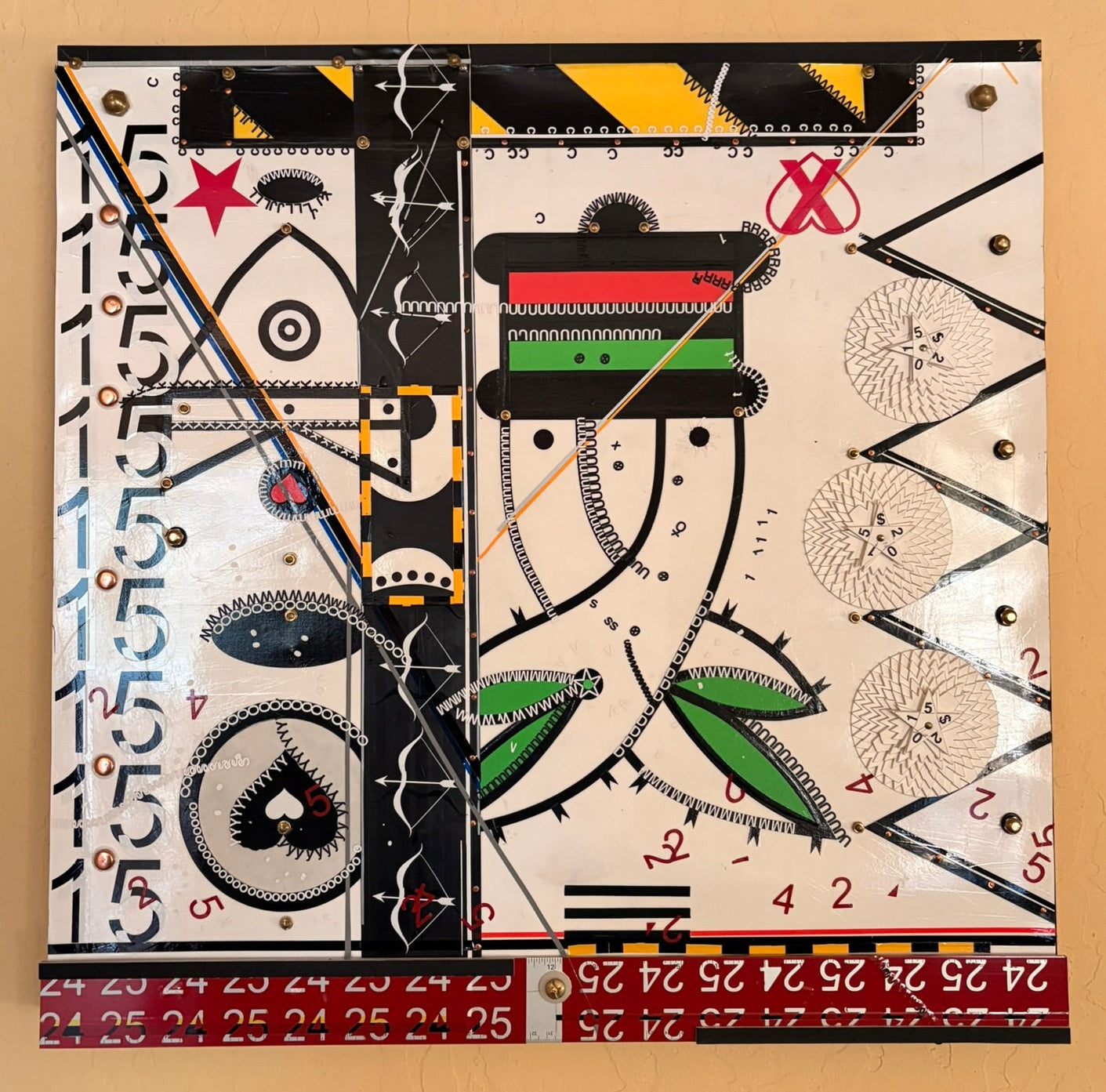 Calibration Ritual -  – Mixed Media: 16"x16"