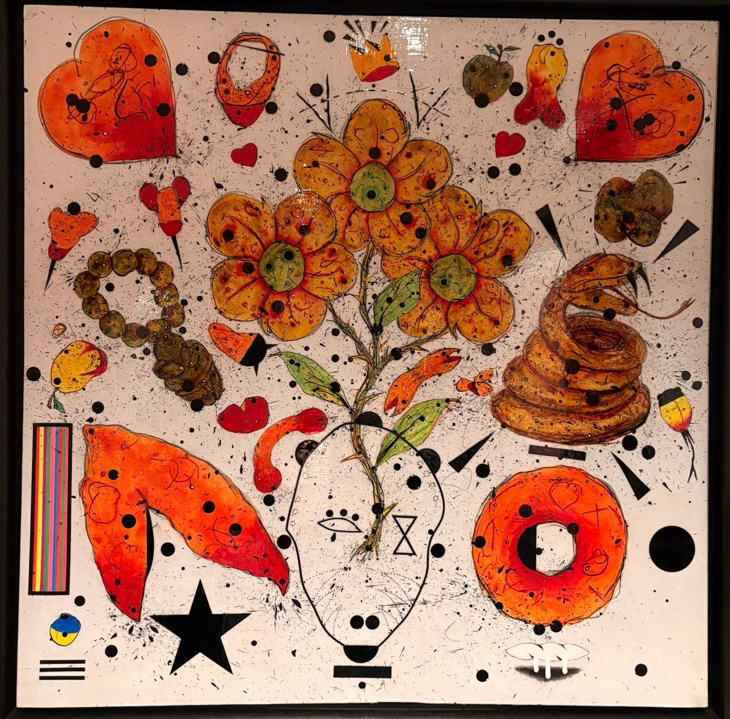 Still Life for a Restless Mind - Mixed Media: