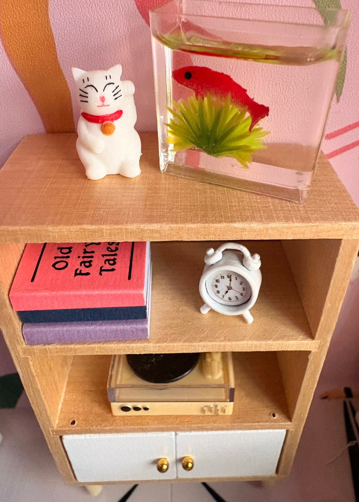 Handmade Sunshine Dollhouse in a Paperboard Suitcase