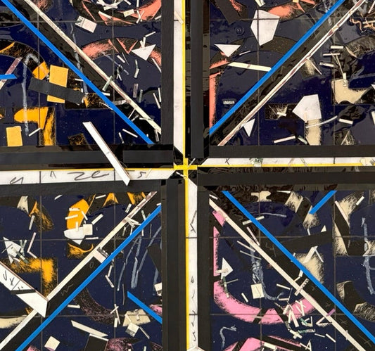 Midnight Interval - Shadow Box 12"x12"