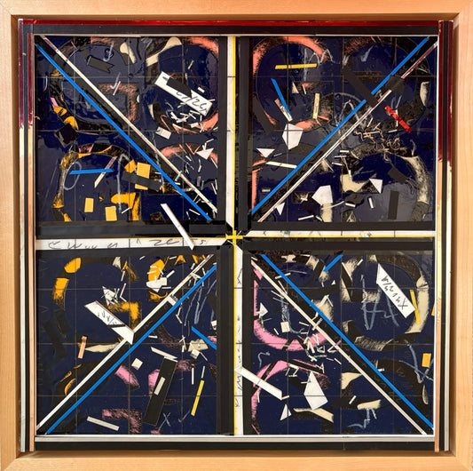 Midnight Interval - Shadow Box 12"x12"