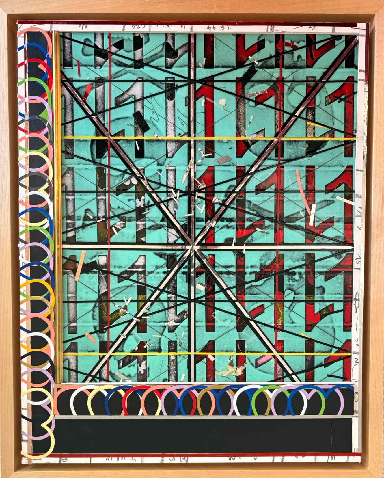 Convergence Grid - Mixed Media - 11"x14"