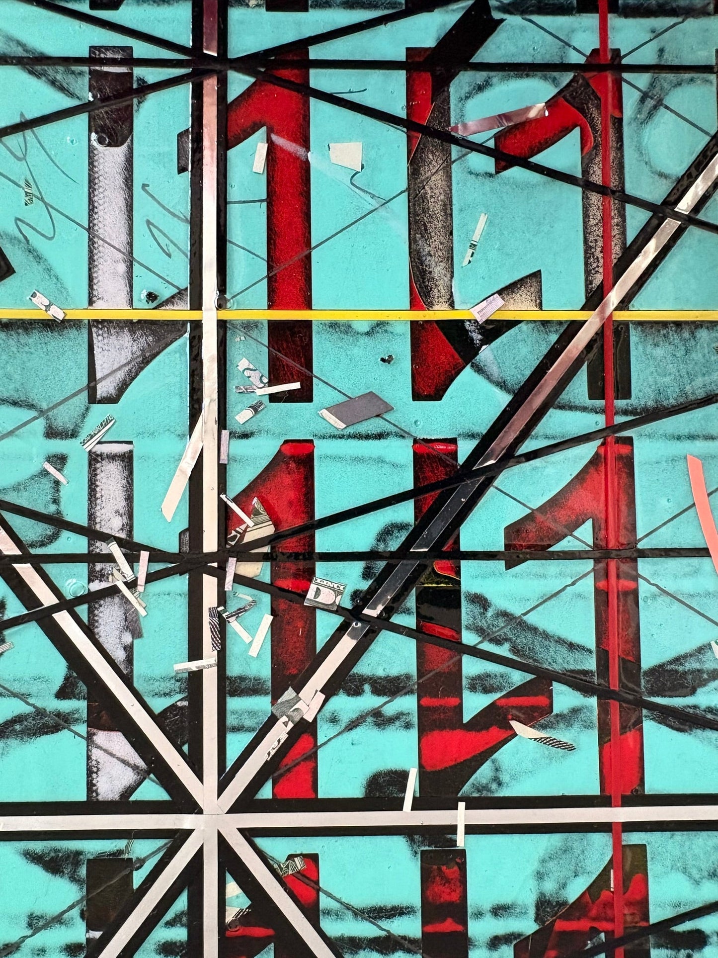 Convergence Grid - Mixed Media - 11"x14"