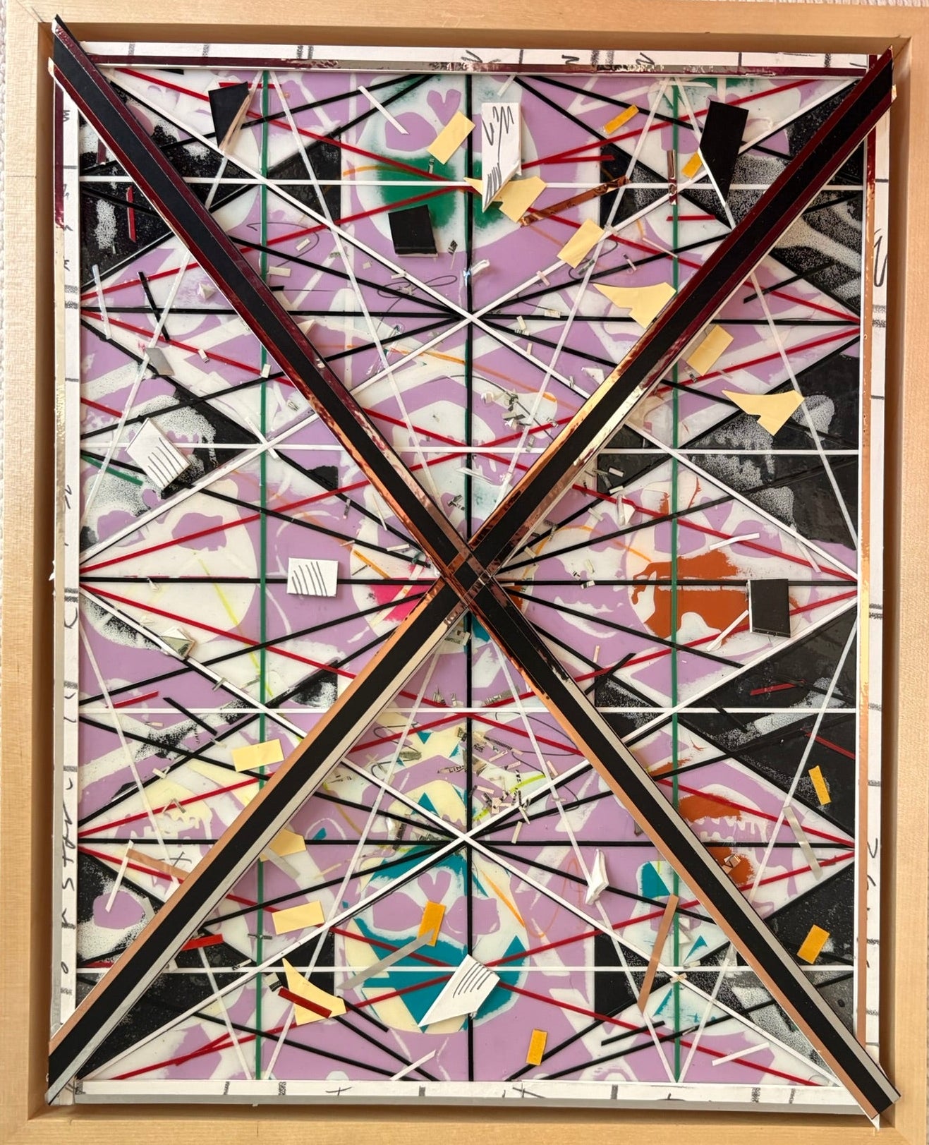 Tension Field - Mixed Media - 11"x14"
