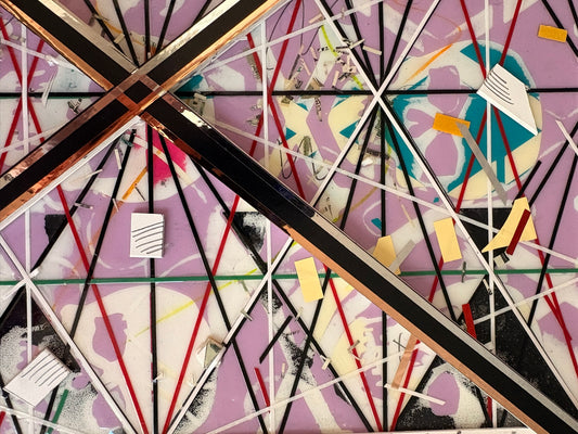 Tension Field - Mixed Media - 11"x14"