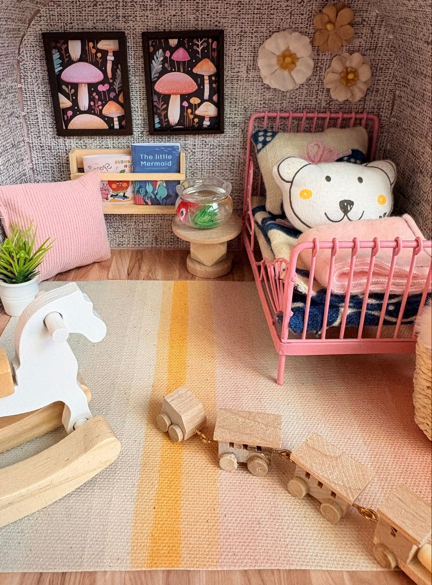 Woodland Playroom in a Paperboard Suitcase