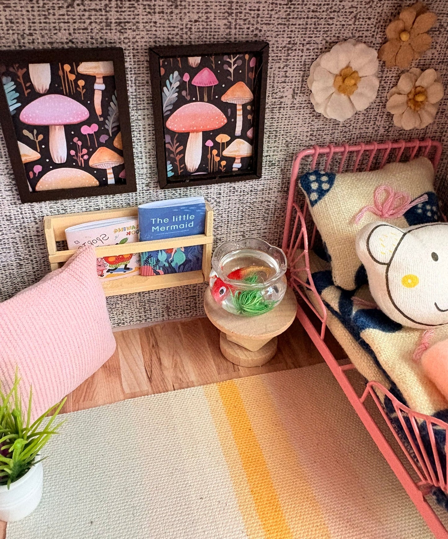 Woodland Playroom in a Paperboard Suitcase