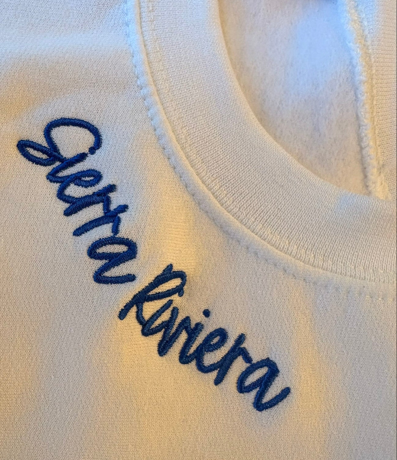 Sierra Riviera Embroidered Crewneck Sweatshirt – Minimal Lake Tahoe Pullover